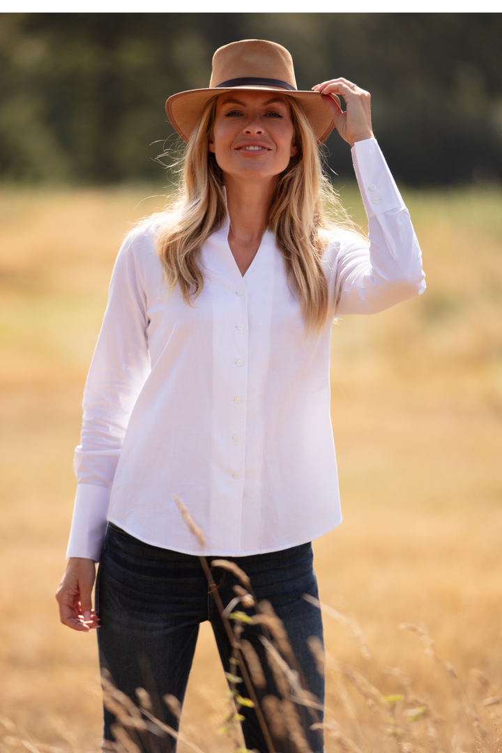 Cotton Chelsea Shirt In White