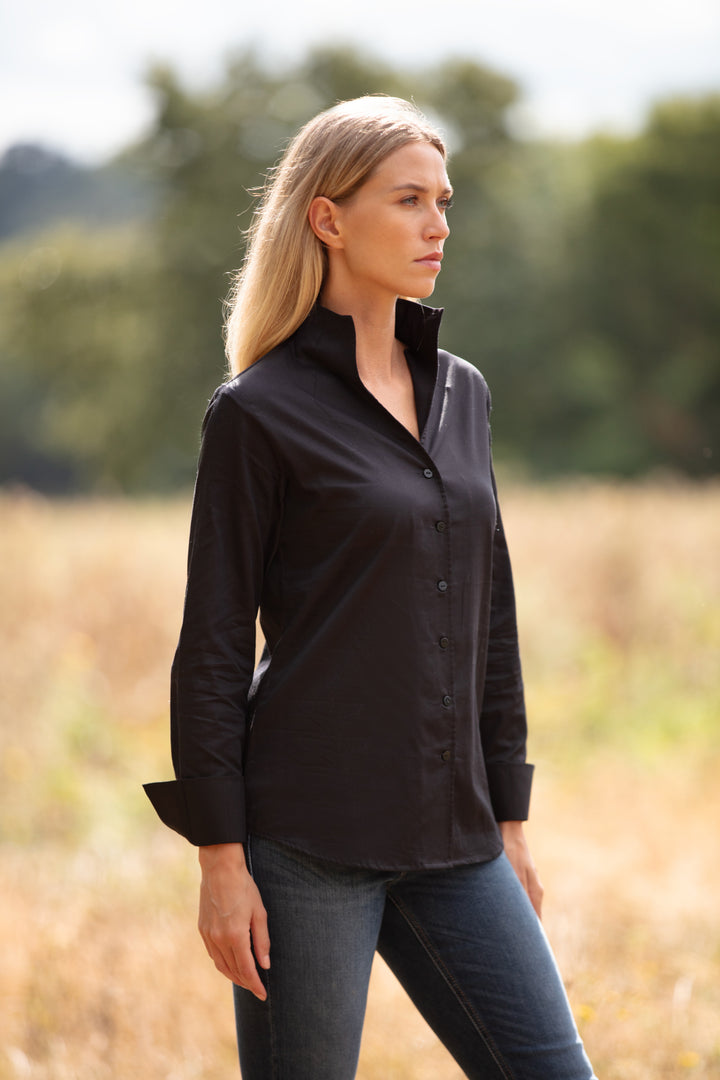 Cotton Chelsea Shirt In Black