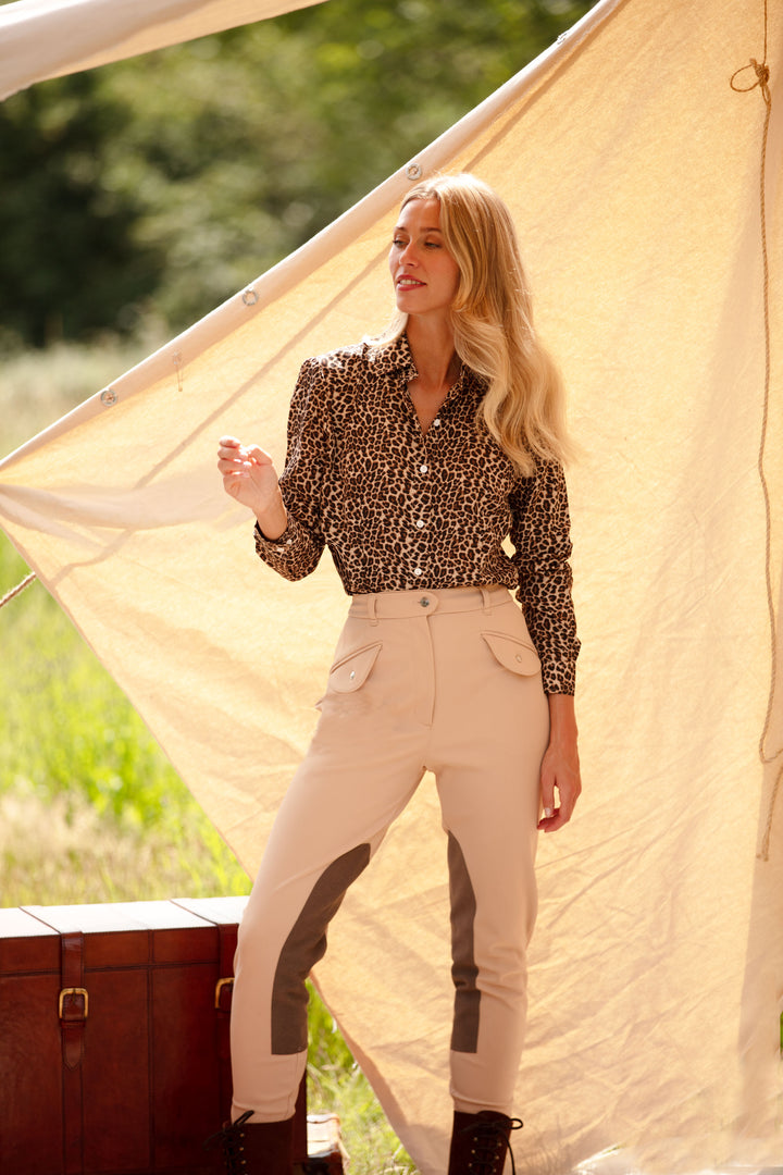 Mayfair Shirt In Baby Leopard