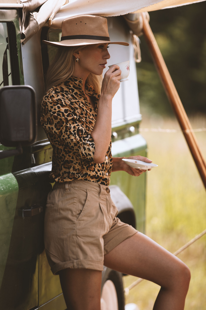 Chelsea Shirt In Leopard