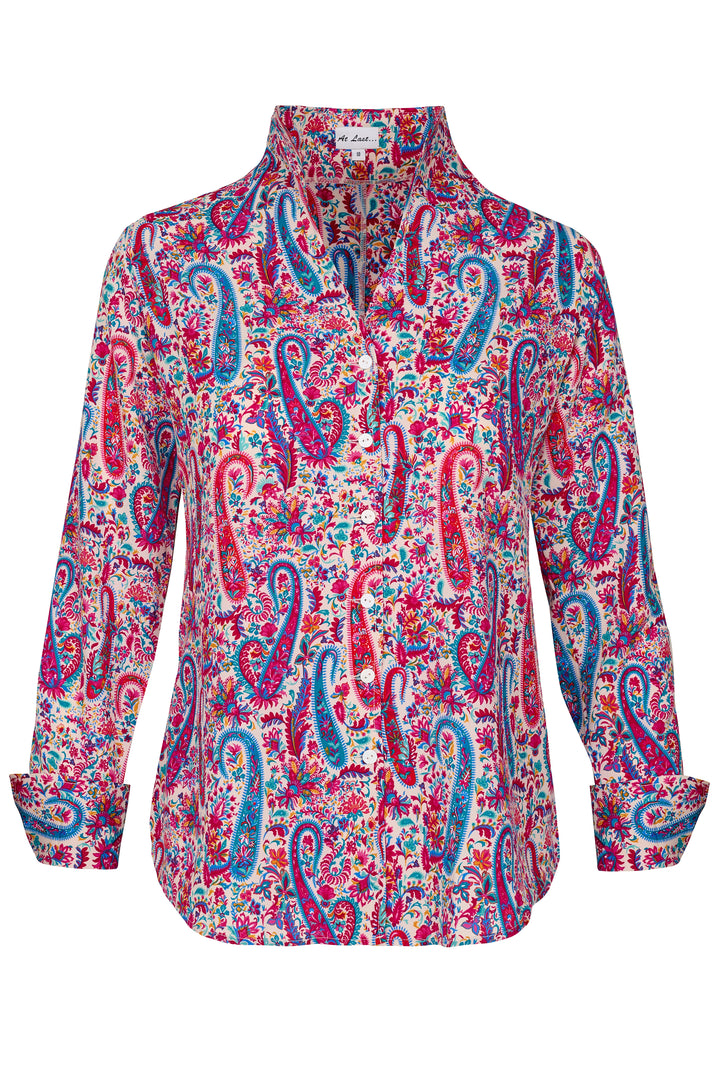 Chelsea Shirt In Pink & Blue Fiesta