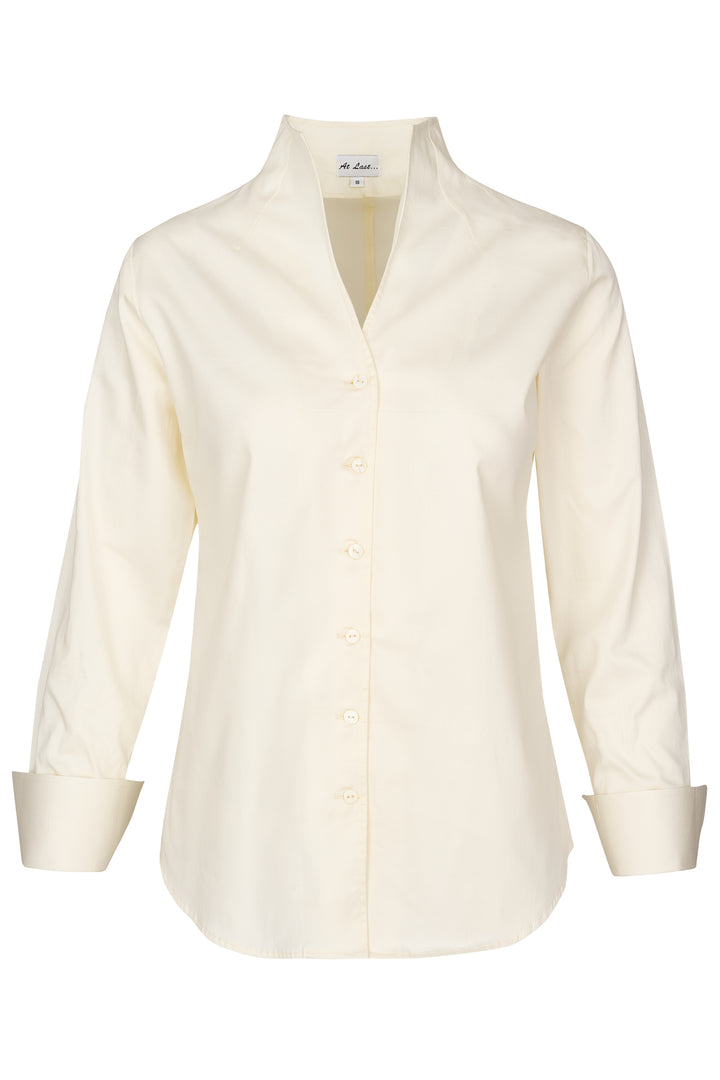 Cotton Chelsea Shirt In Ivory