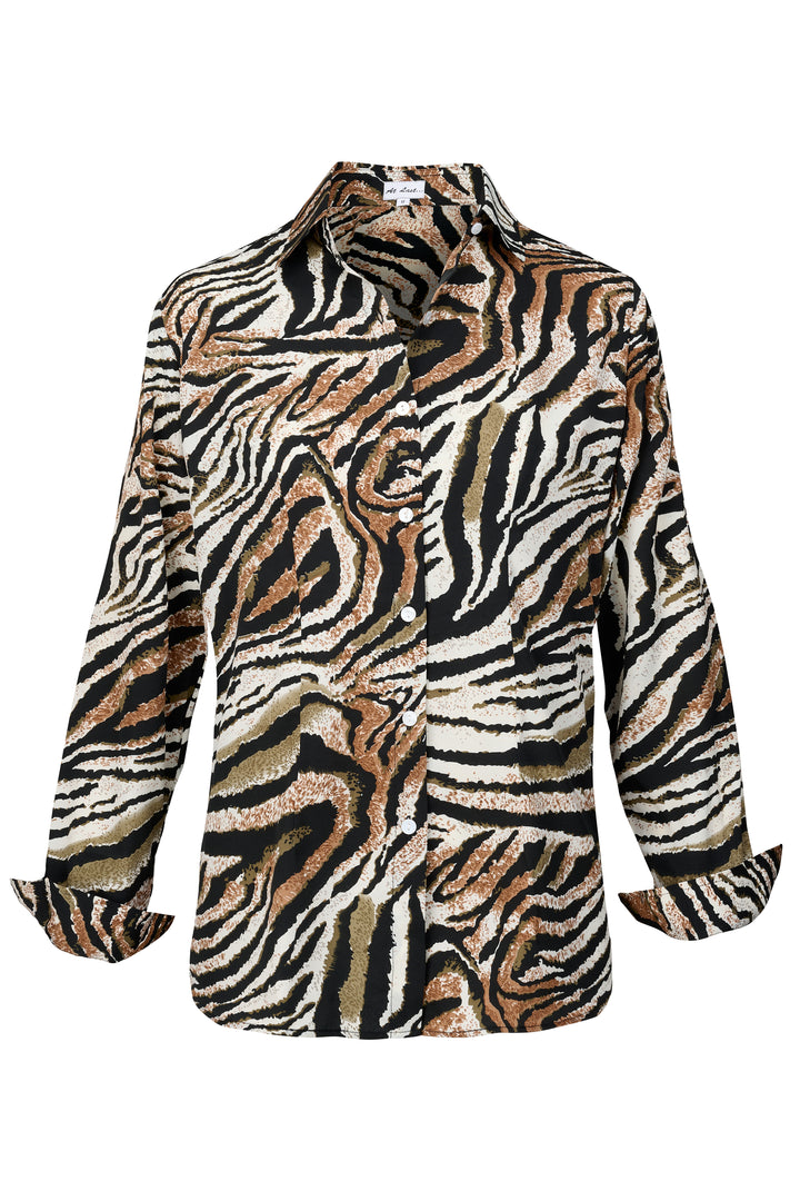 Mayfair Shirt In Tiger Print