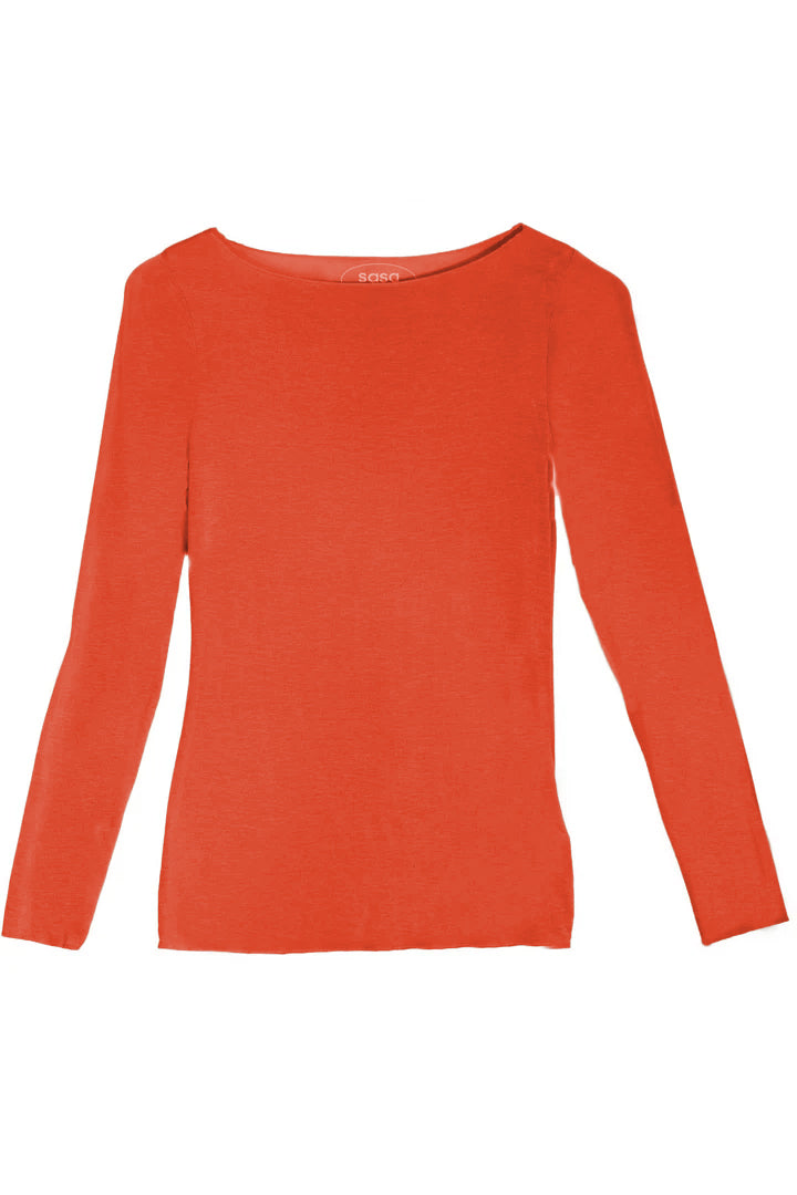 Slash-Neck Base Layer In Rust