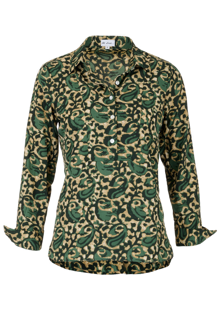 Soho Shirt in Winter Sage Swirl