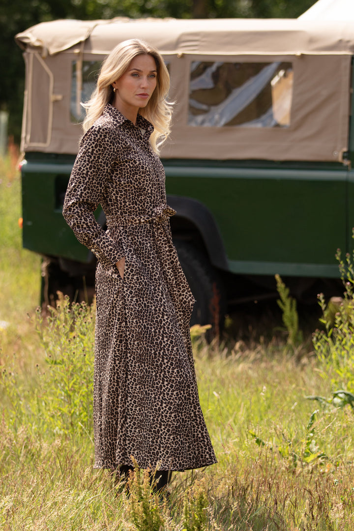 Temptress Dress in Baby Leopard