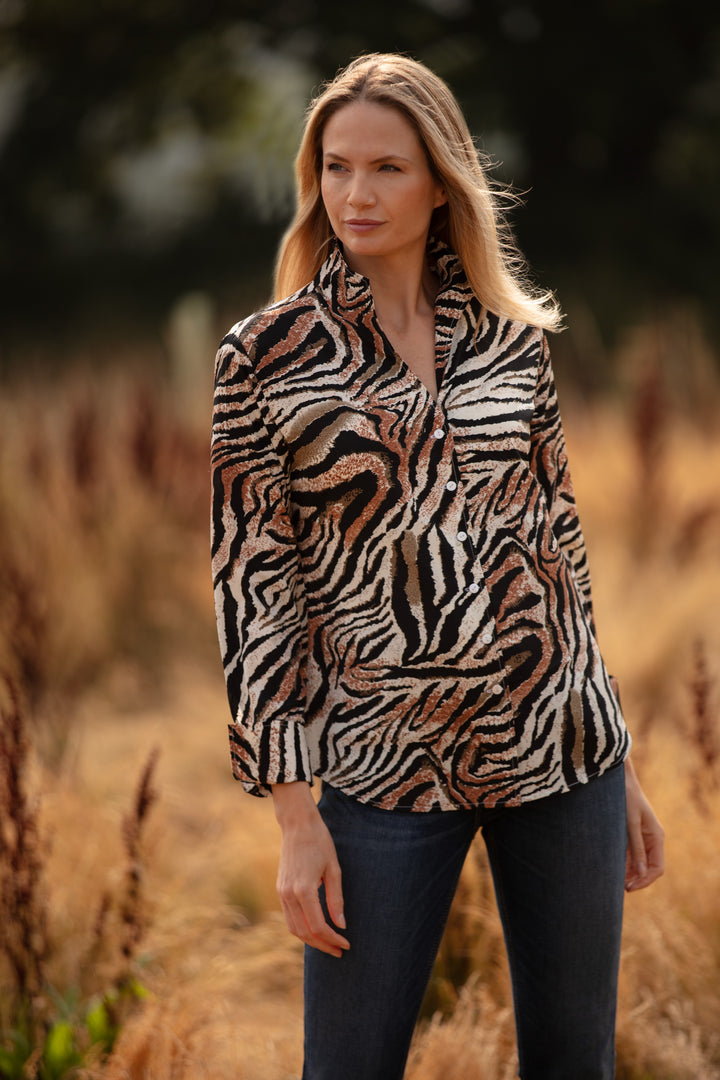 Ella Shirt In Tiger Print