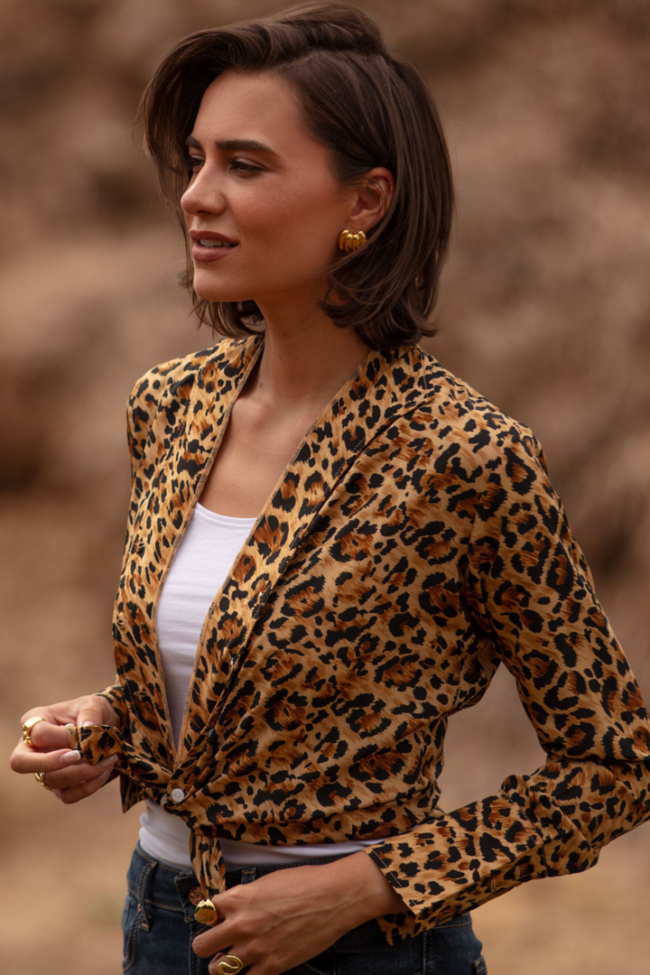 Chelsea Shirt In Leopard