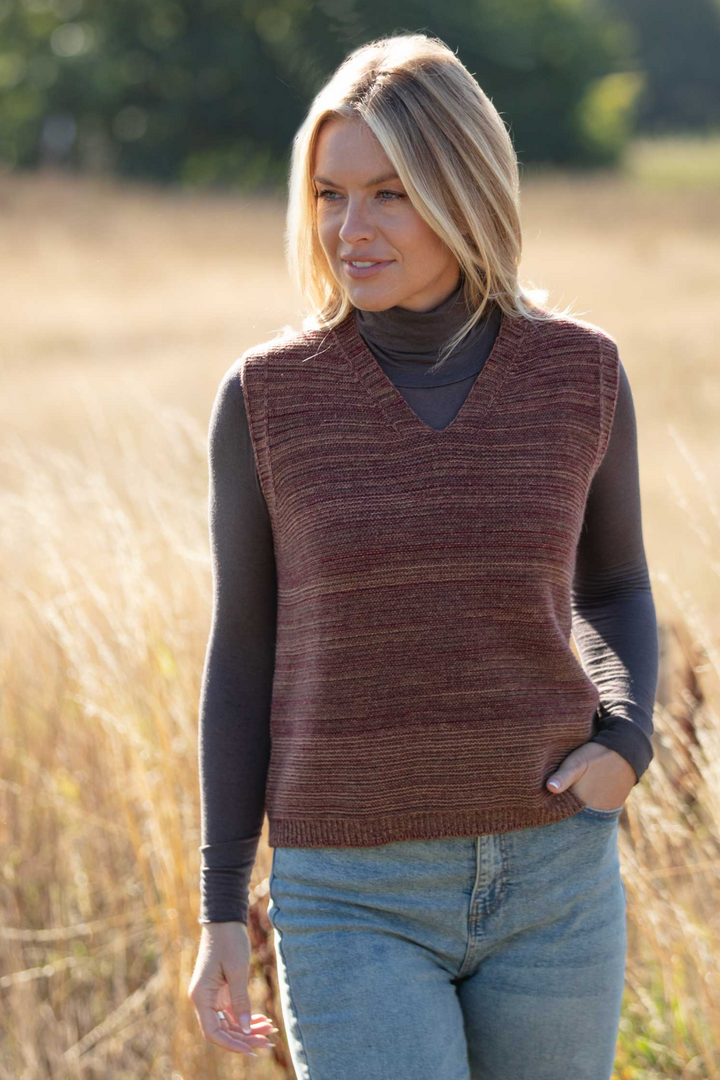 Polo Neck Base Layer In Chocolate