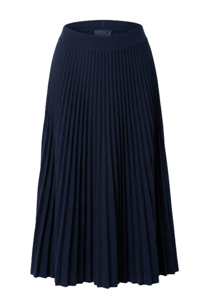 Maplewood Knitted Skirt in Navy