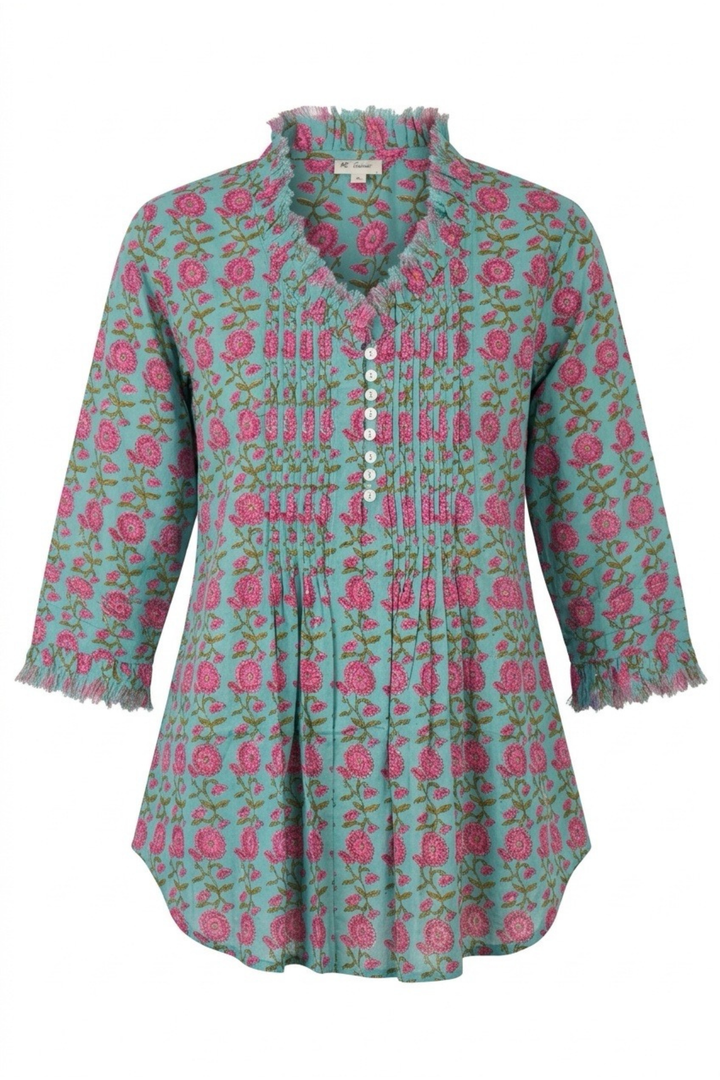 Sophie Cotton Shirt in Summertime