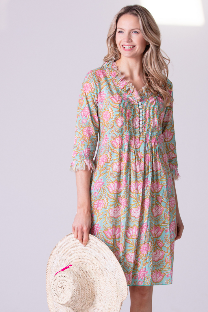 *NEW* Annabel Cotton Tunic in Mediterranean Floral