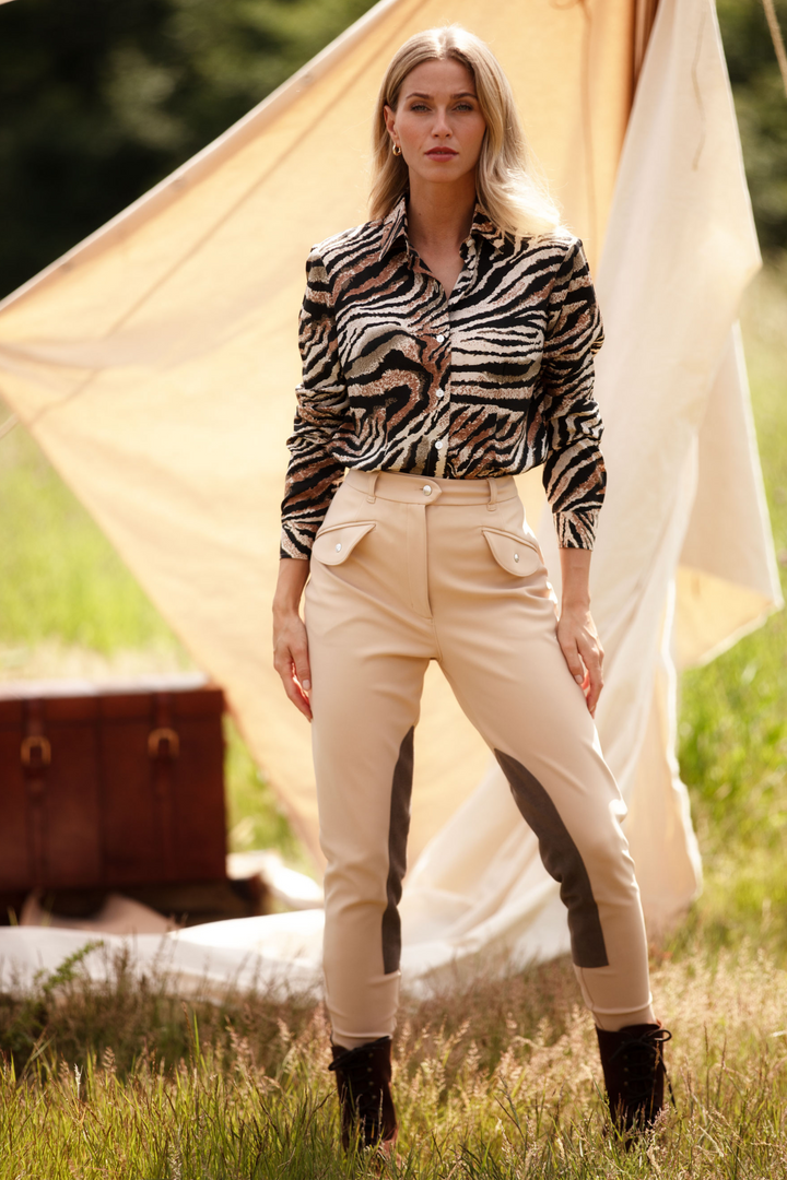 Mayfair Shirt In Tiger Print