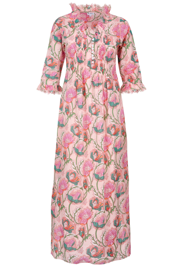 *NEW* Cotton Annabel Maxi Dress in Peachy Floral