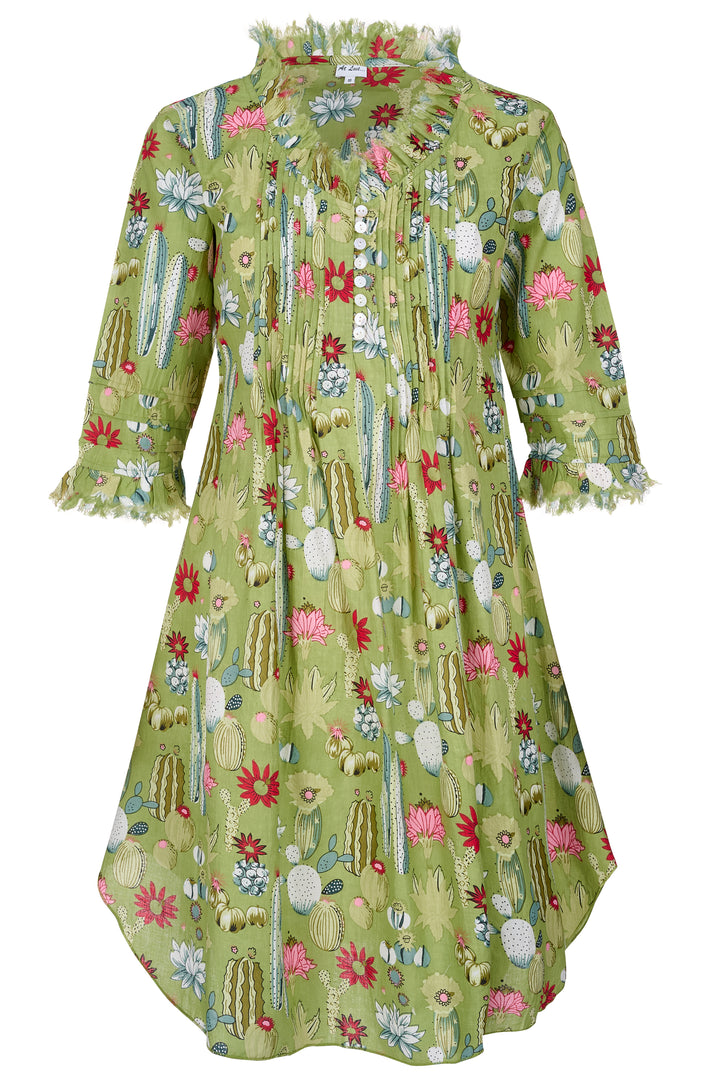 *NEW* Annabel Cotton Tunic in Green Cactus