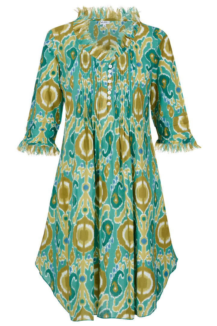 *COMING SOON* Annabel Cotton Tunic in Teal Multi Ikat