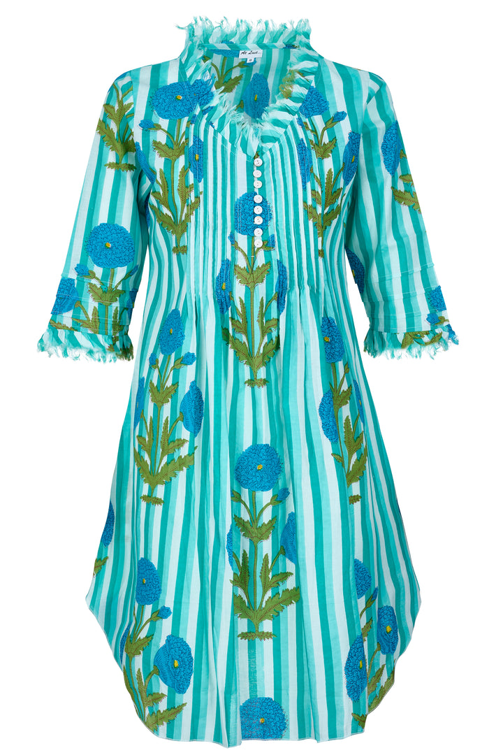 *COMING SOON* Annabel Cotton Tunic in Turquoise Marigold