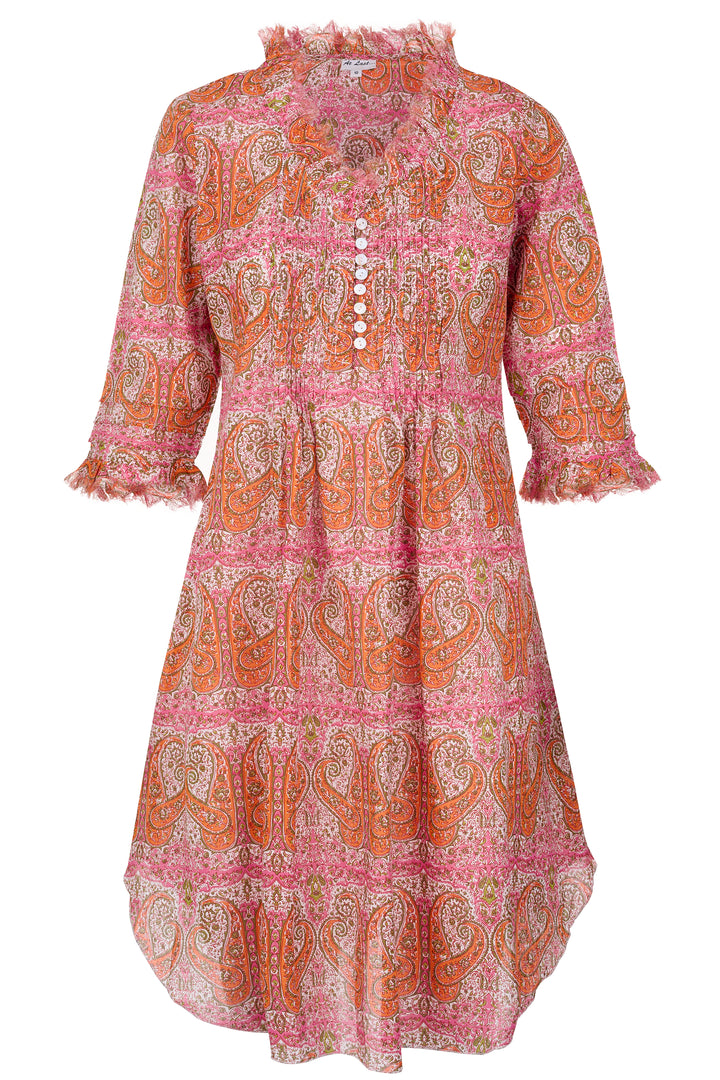 *COMING SOON* Annabel Cotton Tunic in Pink & Ochre Paisley