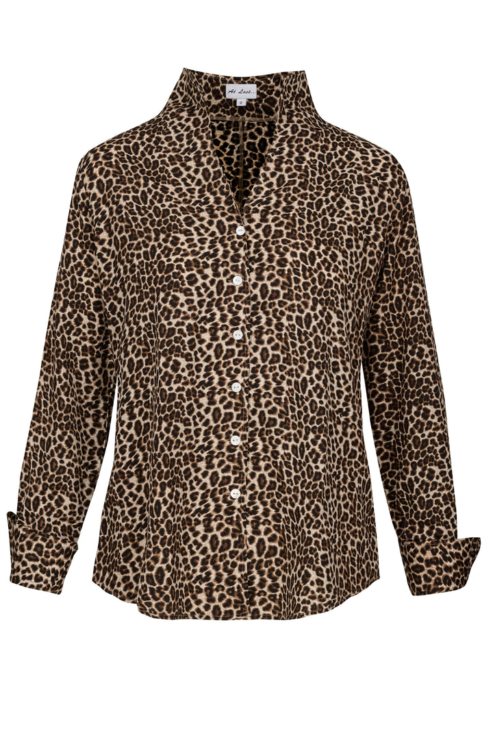 Ella Shirt In Baby Leopard Print