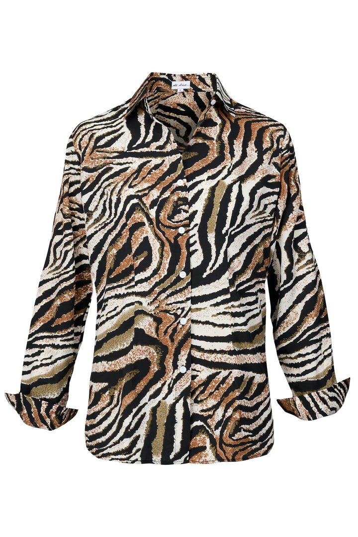 Freya Shirt In Tiger Print