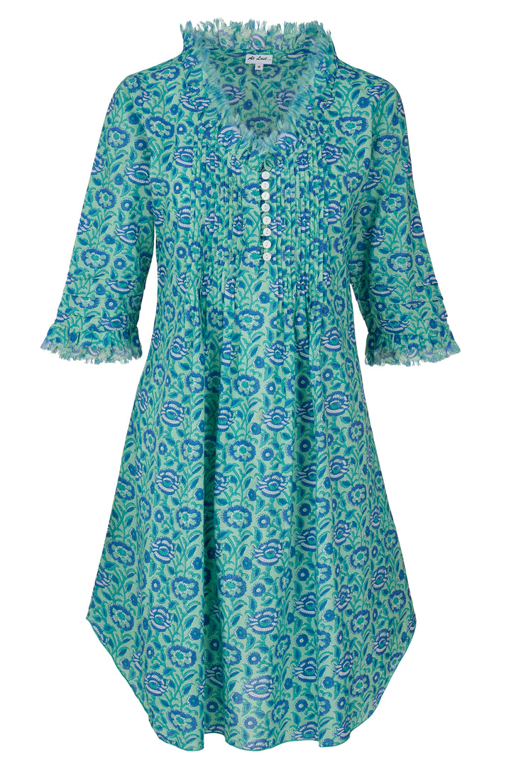 Annabel Cotton Tunic in Seagreen