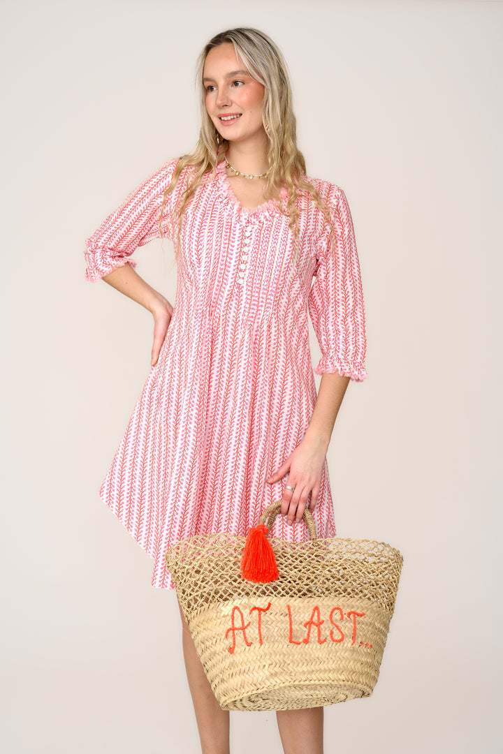 *PRE-ORDER - Coming Soon* Annabel Cotton Tunic in Pink Vine