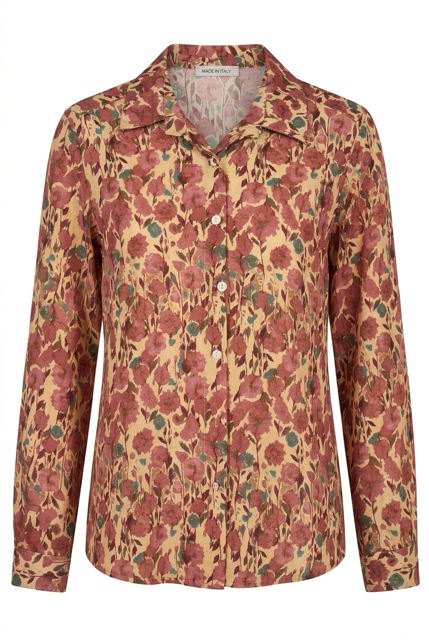 Willow Shirt In Dusty Rose Floral