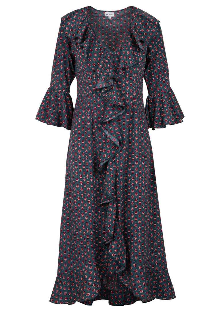 Felicity Midi Dress Smokey & Damson